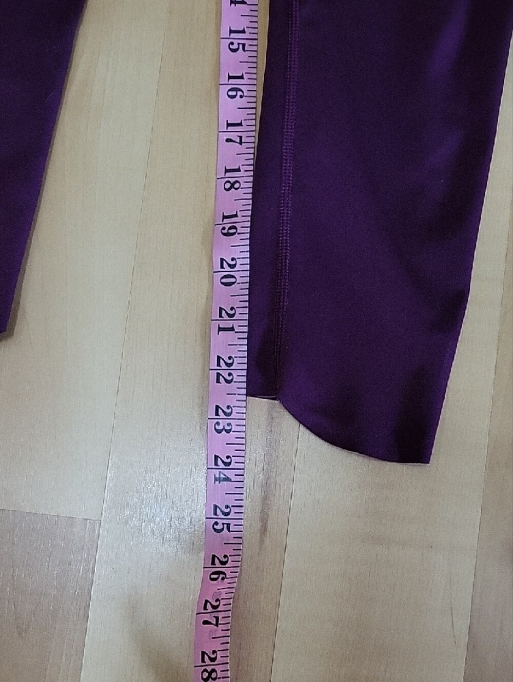 Athleta Salutation Stash Deep Plum High Rise 7/8 Leggings Small - Picture 15 of 15